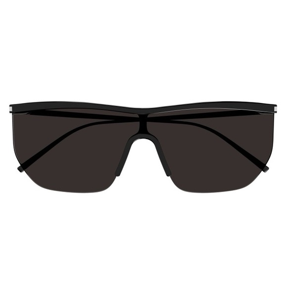NEW SAINT LAURENT MASK SUNGLASSES SL519 MASK 001 BLACK SHIELD SL 519 001 EYEWEAR - Picture 3 of 6